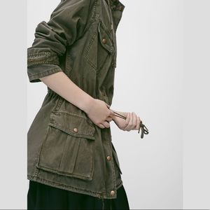 ❗️SALE❗️Talula• Olive Hoodless Utility Jacket